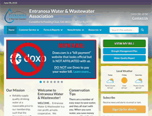 Tablet Screenshot of entranosawater.com